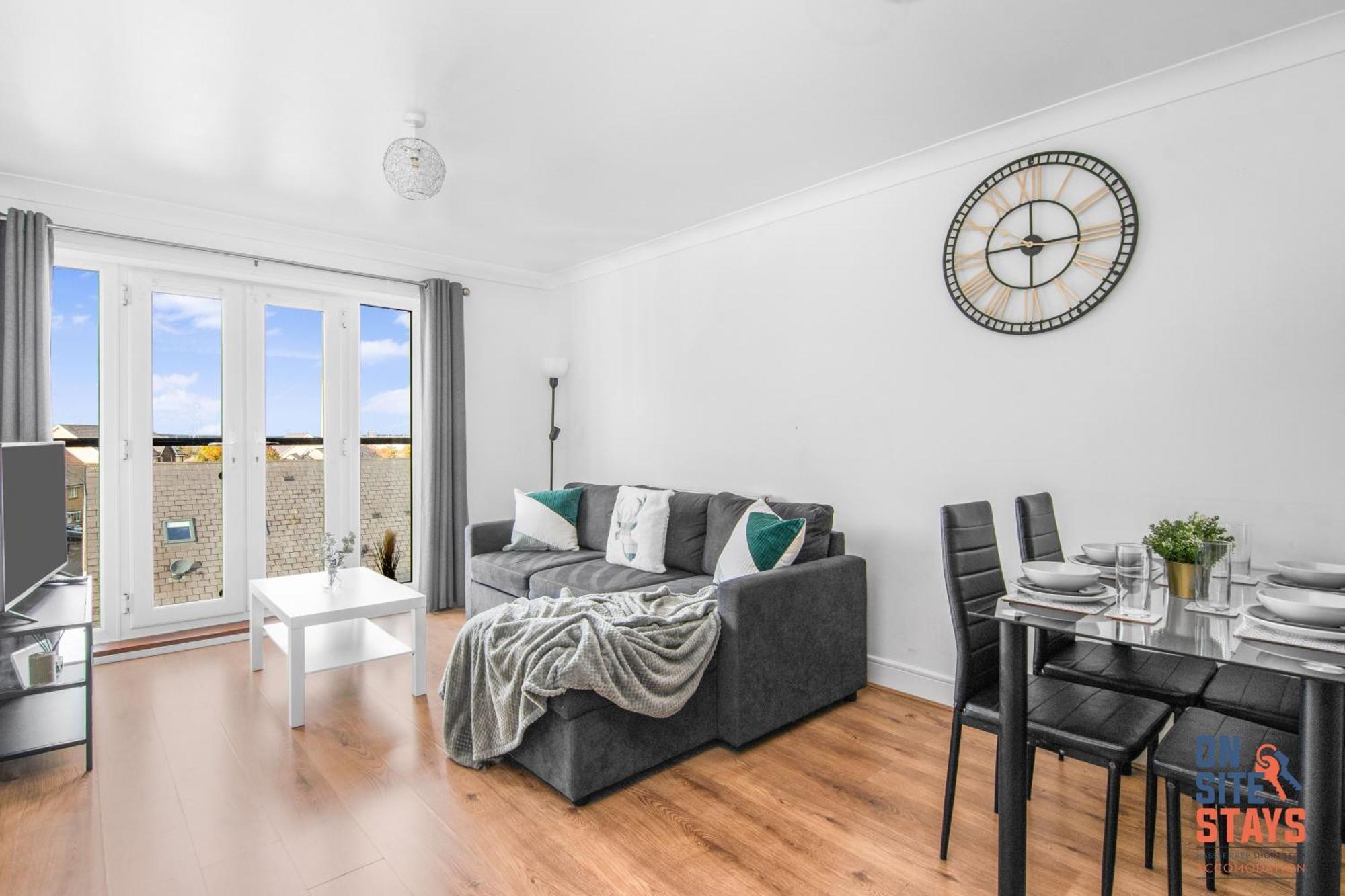 Onsitestays - Cosy 2-Bedroom Apartment With Free Parking, Wi-Fi & London Links Northfleet Ngoại thất bức ảnh
