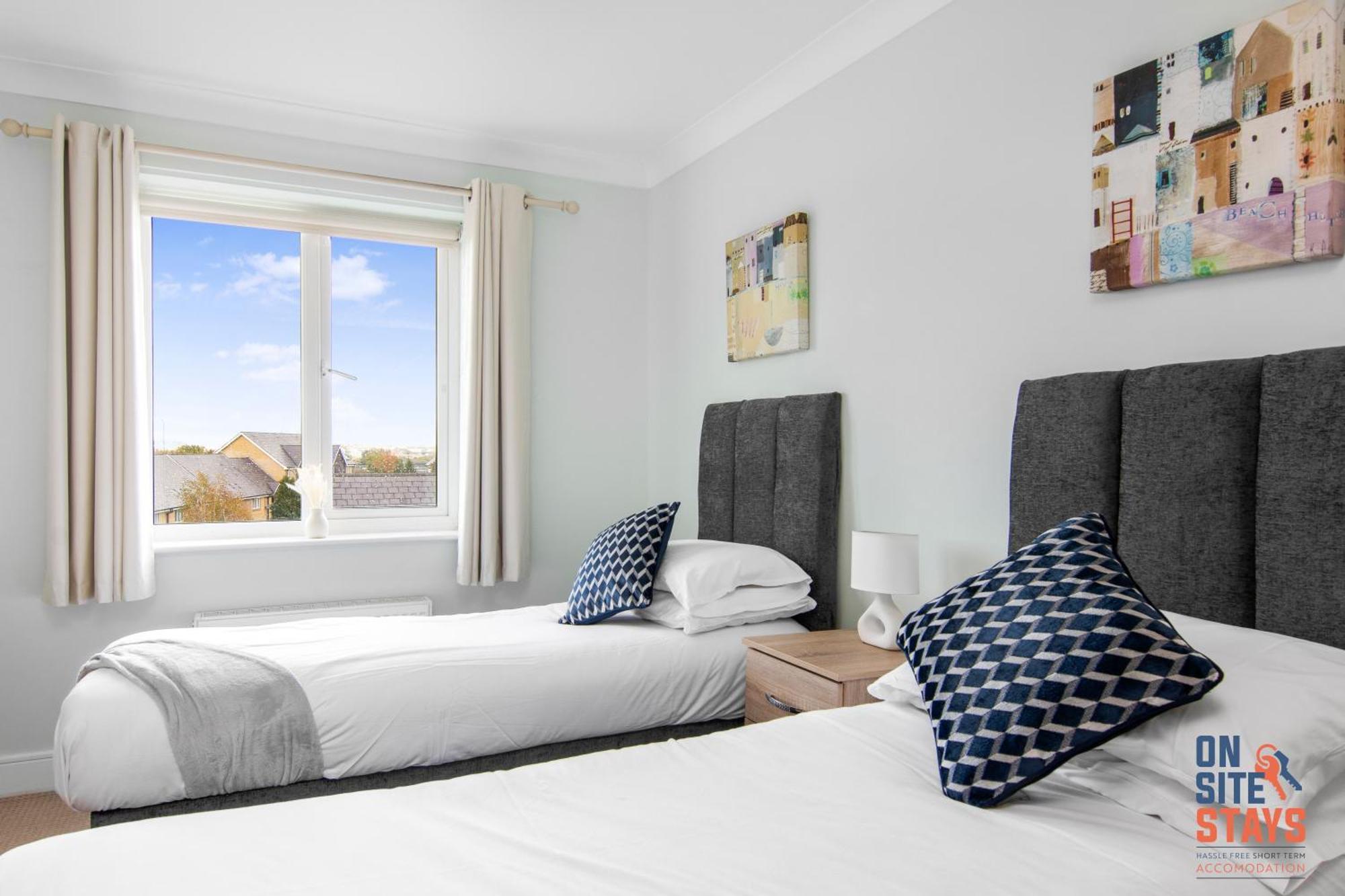Onsitestays - Cosy 2-Bedroom Apartment With Free Parking, Wi-Fi & London Links Northfleet Ngoại thất bức ảnh